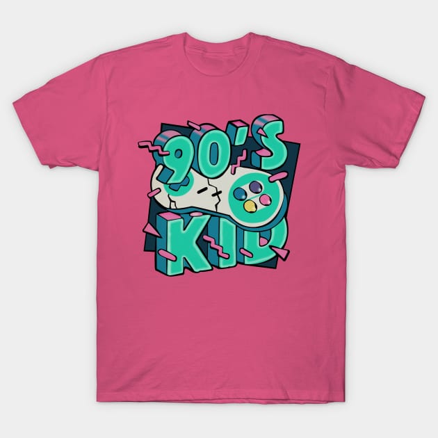90's Kid Retro T-Shirt by Polomaker
